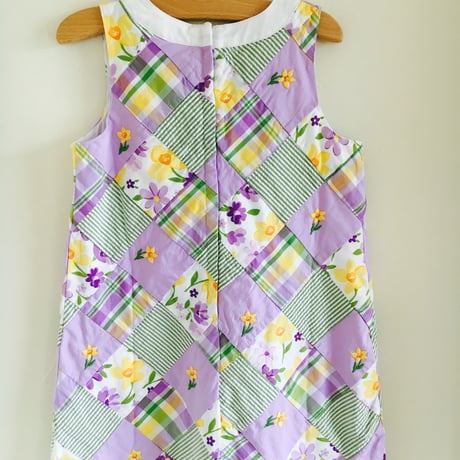 〈完売御礼　レビューいただきました！〉HappyFroggyレアコレクションGymboree パッチワークワンピース 5Ｔ