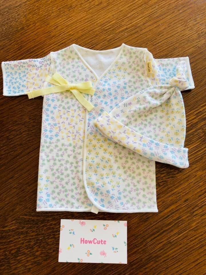 ブルマァク テストショット肌色　ミニガンダー　珍品 スーパーミニ〈極低出生体重児サイズ〉肌着&帽子セット