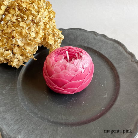 フラワーキャンドル "peony L"