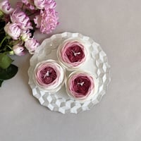 フラワーキャンドル "pierre de ronsard"【受注生産】