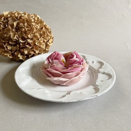 フラワーキャンドル "rose pompadour"【受注生産】