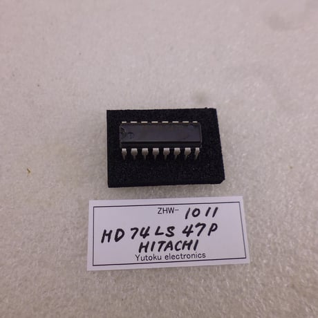 TTL IC HD74LS47P  HITACHI ( ZHW-1011 )