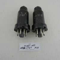 2本組 メタル管（真空管） VT-87 ( 6L7 ) RCA 白箱  ( ZHW-TUBE-089 )