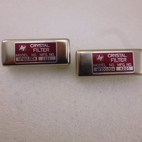 2個セットJRC YF100.0DA クリスタルフィルター ( ZHW-ETC-574 )
