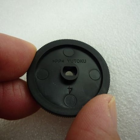 2個セット  Φ37 取付ネジ付 ポリバリコン用ダイヤル 祐徳電子オリジナル   ( ZHW-473 )