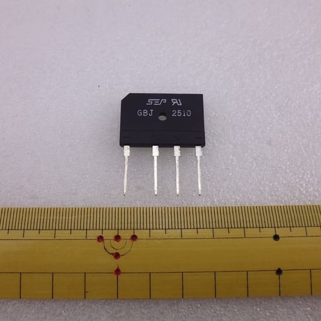 25A-1000V  GBJ TYPE 整流ブリッジダイオード  ( ZHW-534 )