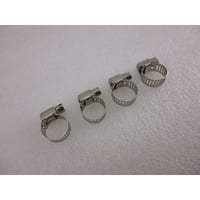 4個セット  Φ8～Φ12用 アンテナエレメントクランプ（ホースバンド) SUS304  ( ZHW-555 )