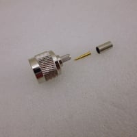 圧接（圧着）型 3D-2V / RG142 用  N型 同軸コネクタ プラグ（オス） ( ZHW-634 )