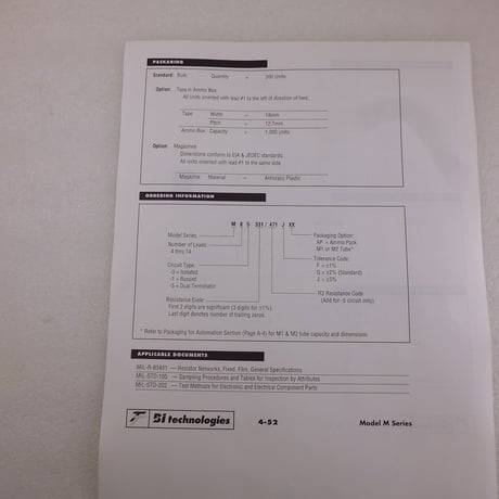 10個セット BI TECH M9-1-682J 6.8KΩ抵抗アレー(1回路8素子) (ZHW-ETC-637)