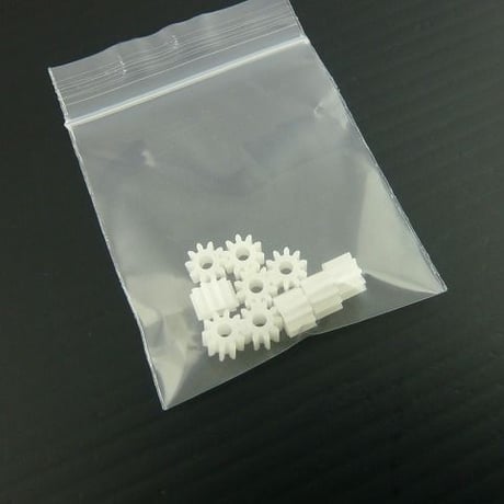 10個セット  モジュール 0.6  /  歯数10 ピニオン 軸径：Φ2.5  (  ZHW-TOY-010 )