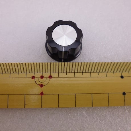 5個セット  黒ツマミ Φ27 (中)  ORIGINAL AL  ( ZHW-677 )