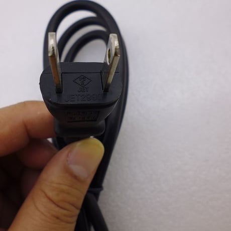 FLD-109 ACプラグ付コード 黒色 PSE MARK付  ( ZHW-027 )