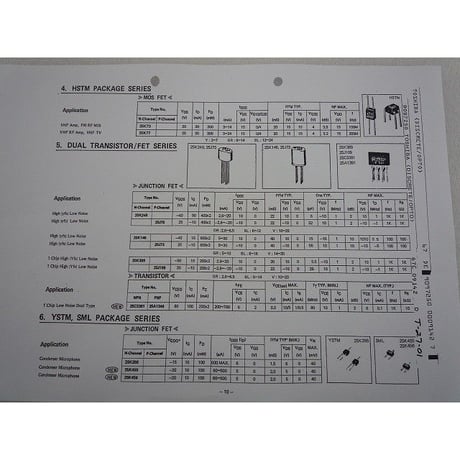 5個セット  3SK77GR FET  東芝製  ( ZHW-449 )