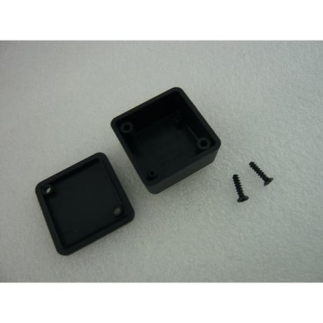 36×36×20mm MINI PLASTIC CASE  色：黒  ( ZHW-379 )