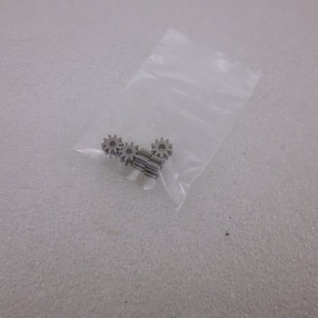 5個セット  金属ピニオン  モジュール 0.6  /  歯数10  軸径：Φ2.0  ( ZHW-TOY-019 )