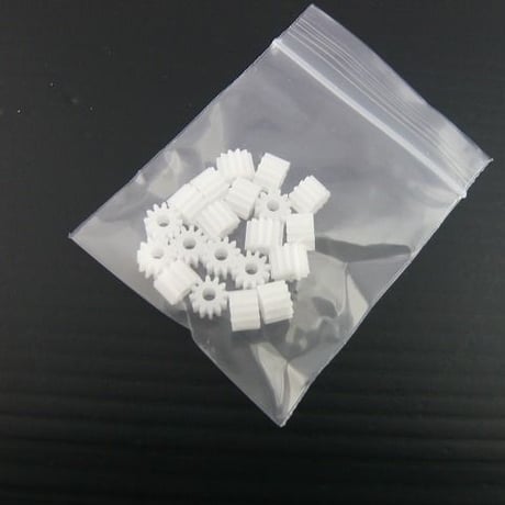 20個セット  モジュール 0.5  /  歯数12 ピニオン 軸径Φ2.5 ( ZHW-TOY-008 )