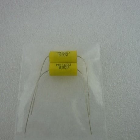 2個セット  0.001μF(102) / 630V チューブラ型FILMコンデンサ ( ZHW-309 )