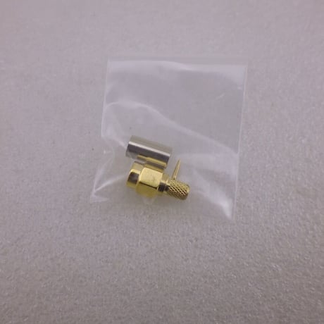 圧接（圧着）型 RG142 / 3D-2V用  SMA型同軸コネクタ プラグ （オス）( ZHW-720 )
