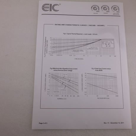 10本セット 100V ZENER DIODE 1N5378B  ( ZHW-933 )