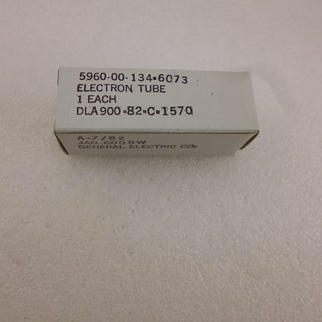 新品 長期保管品 真空管 JAN-6005W GE製  ( ZHW-TUBE-042)
