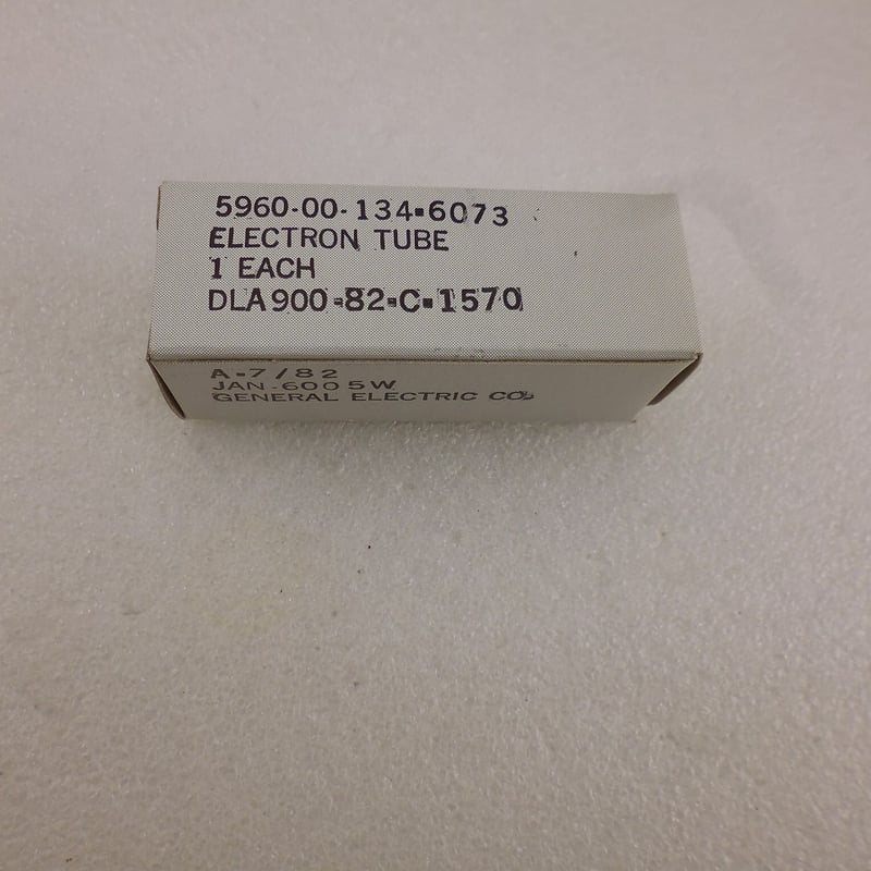 新品 長期保管品 真空管 JAN-6005W GE製 ( ZHW-TUBE-042) | 高 新品 長期保管品 真空管 JAN-6005W GE製 ( ZHW-TUBE-042) | 高