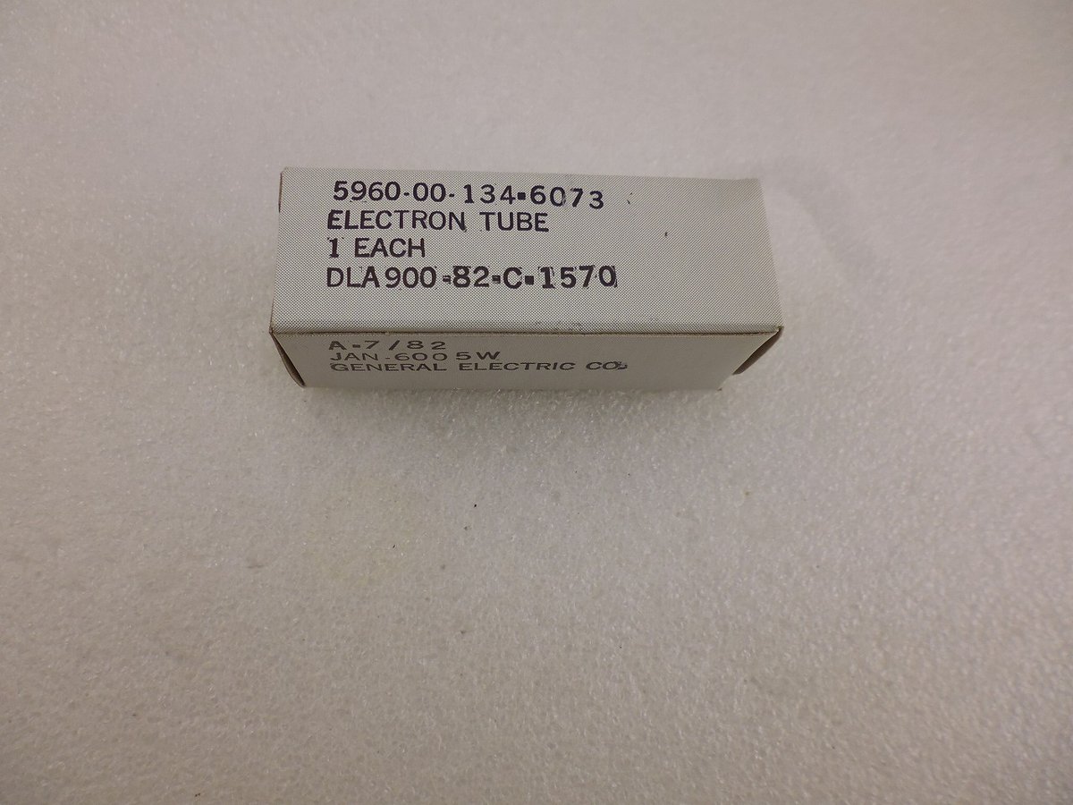 新品 長期保管品 真空管 JAN-6005W GE製 ( ZHW-TUBE-042) | 高 新品 長期保管品 真空管 JAN-6005W GE製 ( ZHW-TUBE-042) | 高