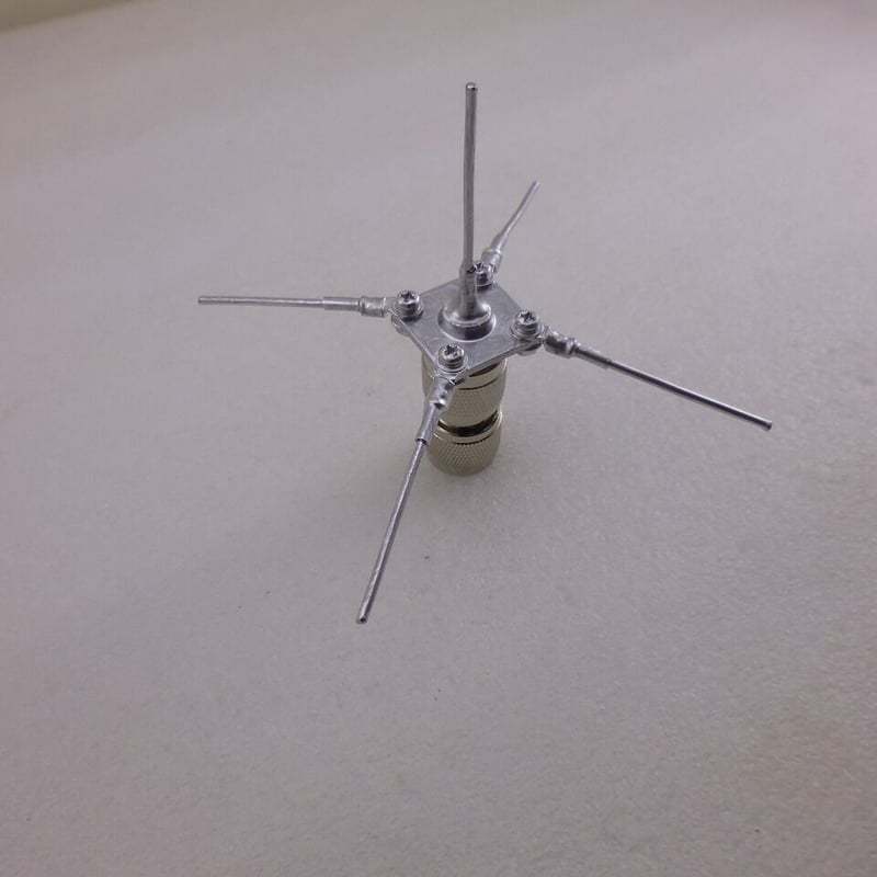 AM144MHz ステンレス製 小型高性能 GPアンテナ 耐入力200W！ 144MHz ステンレス製 小型高性能 GPアンテナ 耐入力200W
