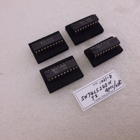 4個セット  TTL IC SN74LS245N  TI  ( ZHW-1021-D )