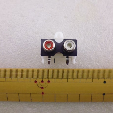 取付穴付き DIP TYPE 2P RCA SOCKET  ( ZHW-813 )