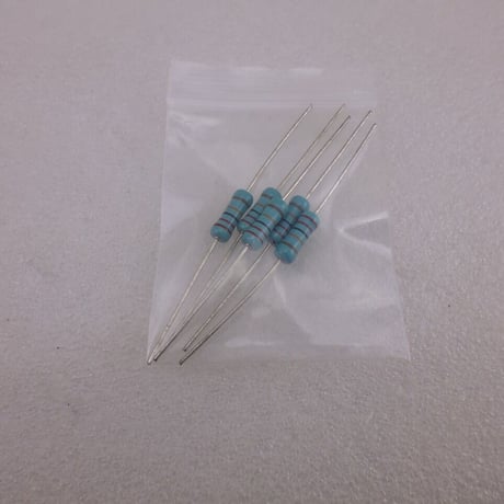 5本セット  220KΩ - 2W  金属被膜抵抗  日本製 ( ZHW-691 )