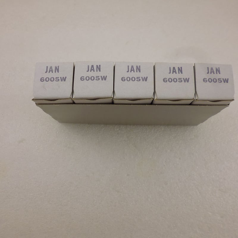5本組 新品 長期保管品 真空管 JAN-6005W GE製 ( ZHW-TUBE-041 5本組 新品 長期保管品 真空管 JAN-6005W GE製 ( ZHW-TUBE-041