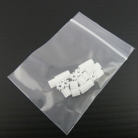 20個セット  モジュール 0.5  /  歯数8 ピニオン  軸径Φ2.0 ( ZHW-TOY-005 )