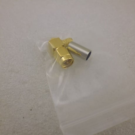 4個セット RG142用 SMA L型コネクタプラグ（オス）  ( ZHW-809 )