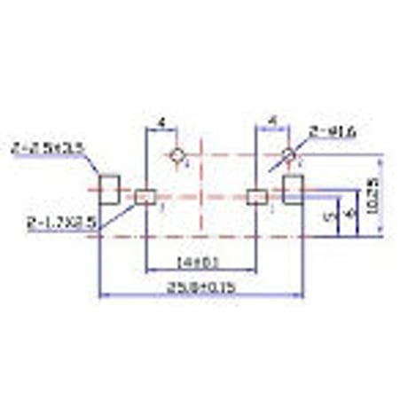 取付穴付き DIP TYPE 2P RCA SOCKET  ( ZHW-813 )