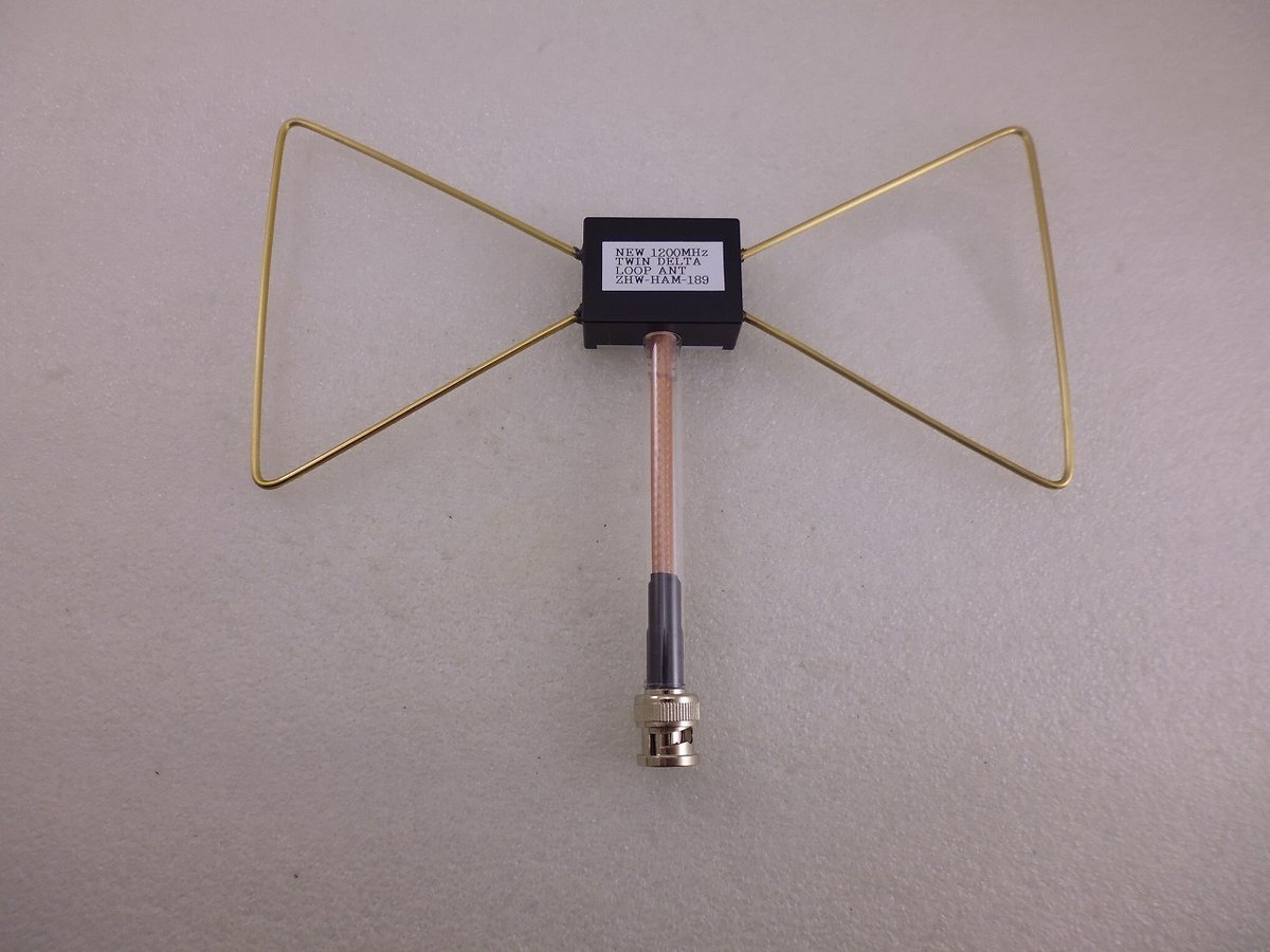 NEW 1200MHz TWIN DELTA LOOP アンテナ BNC TYPE ( ZH