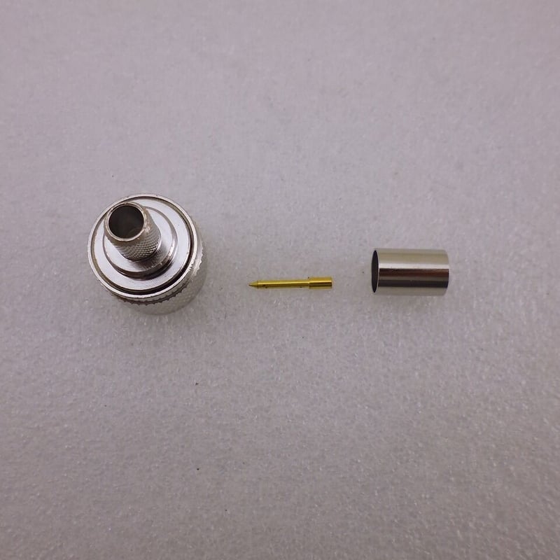 圧接（圧着）型 5D-2V / 5D-FB用 N型 同軸コネクタ プラグ（オス