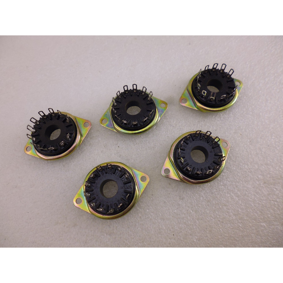 5個セット 12PIN 真空管ソケット ( ZHW-ETC-721 ) | 高品質低