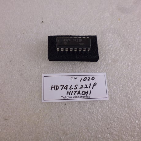 TTL IC HD74LS221P  HITACHI  ( ZHW-1020 )