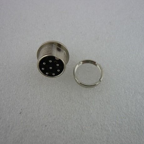 前面固定タイプ マイクコネクタ 8PIN レセプタクル  ( ZHW-362 )