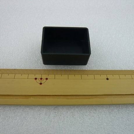 2個セット  36.5×26.5×16.5mm MINI PLASTIC CASE  色：黒 ( ZHW-381 )