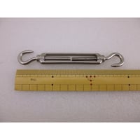 ステンレス製ターンバックル 90mm M6用 両フックタイプ ( ZHW-698 )