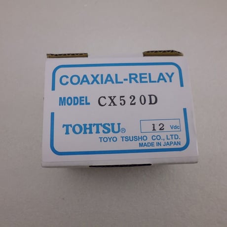 TOHTSU 同軸リレー新品 CX520D (DC～2GHz)  ( ZHW-735 )