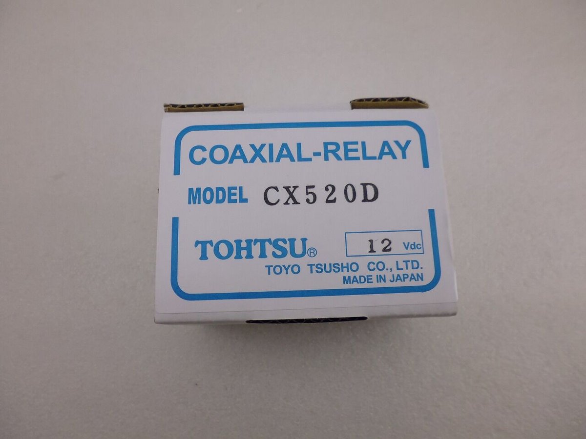 TOHTSU 同軸リレー新品 CX520D (DC～2GHz) ( ZHW-735 )