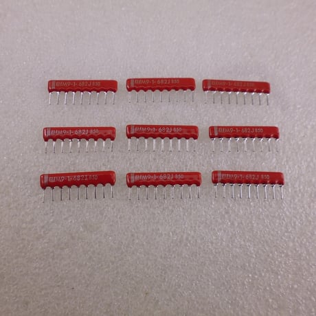 9個セット BI TECH M9-1-682J 6.8KΩ抵抗アレー(1回路8素子) (ZHW-ETC-638)