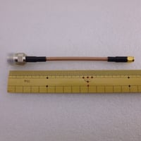 MJ - SMAP ケーブル  RG142使用  ケーブル長：130mm ( ZHW-579 )