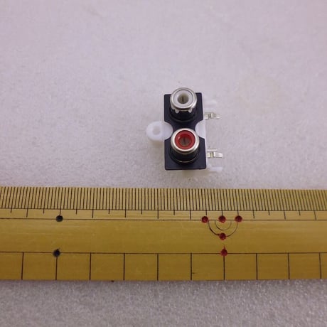 取付穴付き DIP TYPE 2P RCA SOCKET  ( ZHW-813 )