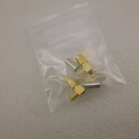 4個セット RG142用 SMA L型コネクタプラグ（オス）  ( ZHW-809 )