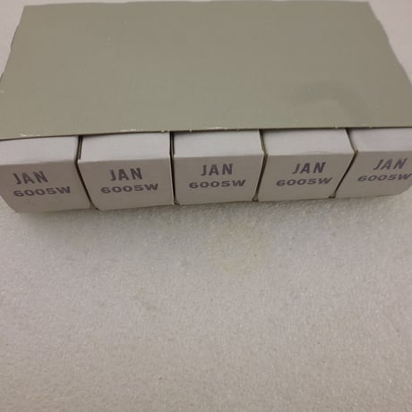 ５本組 新品 長期保管品 真空管 JAN-6005W GE製  ( ZHW-TUBE-041 )
