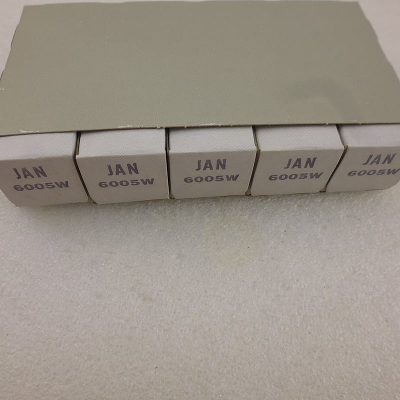 5本組 新品 長期保管品 真空管 JAN-6005W GE製 ( ZHW-TUBE-041 5本組 新品 長期保管品 真空管 JAN-6005W GE製 ( ZHW-TUBE-041