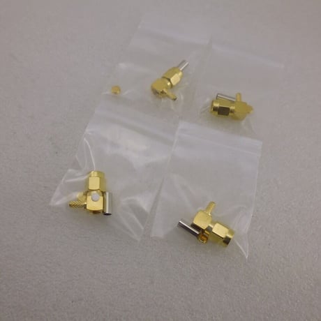 4個セット RG316用 SMA L型コネクタプラグ（オス）  ( ZHW-808 )